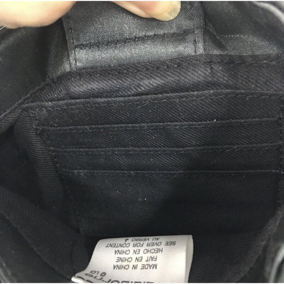 Mini Satin Evening Bags Lot of 2 Black Liz Claiborne Wine Rhinestone Buckles - Picture 10 of 15